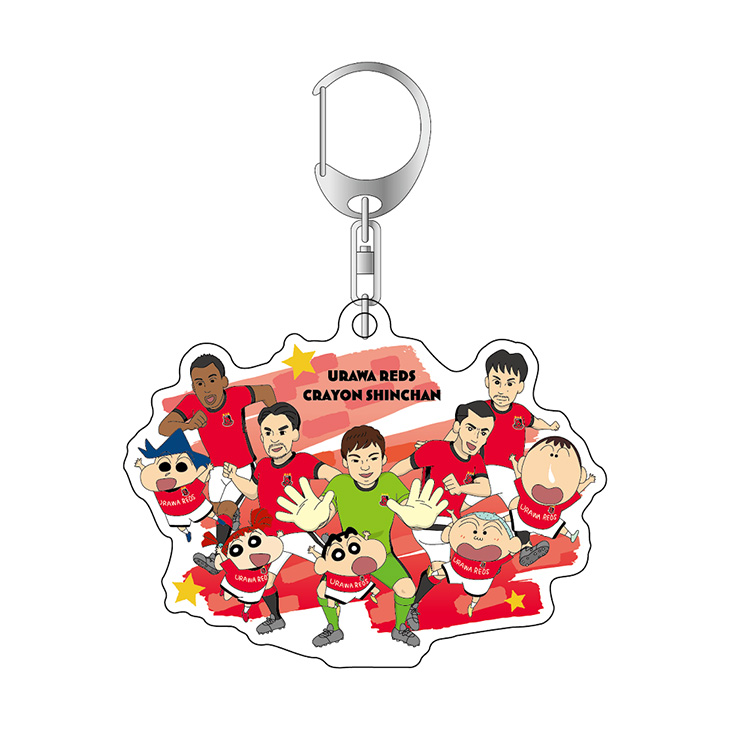 クレヨンしんちゃんコラボアクリルキーホルダー 集合 浦和レッドダイヤモンズ オンラインショップ 浦和レッズ 公式オンラインショップ
