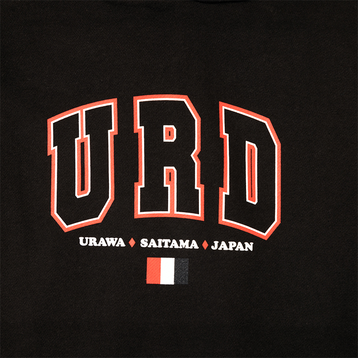 プルオーバーパーカー（URDカレッジデザイン）/黒 | 浦和レッズ