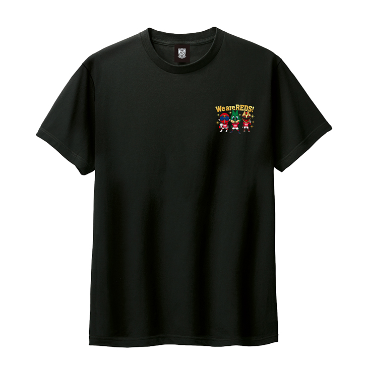 URAWA REDS スーパー戦隊50周年記念コラボ Tシャツ (レディア)/黒〈9月下旬より順次発送〉