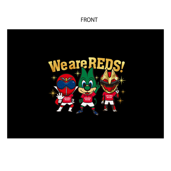 URAWA REDS スーパー戦隊50周年記念コラボ Tシャツ (レディア