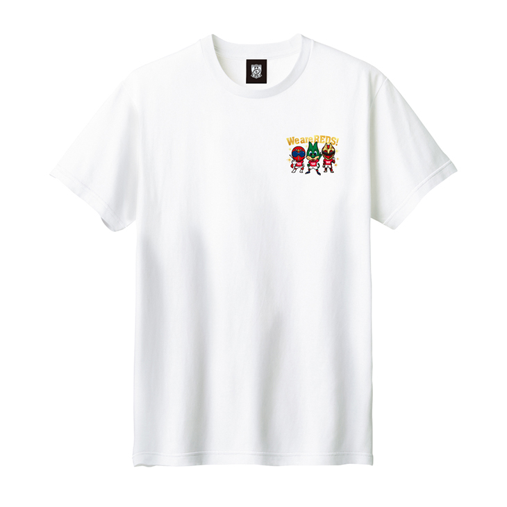 URAWA REDS スーパー戦隊50周年記念コラボ Tシャツ (レディア)/白〈9月下旬より順次発送〉