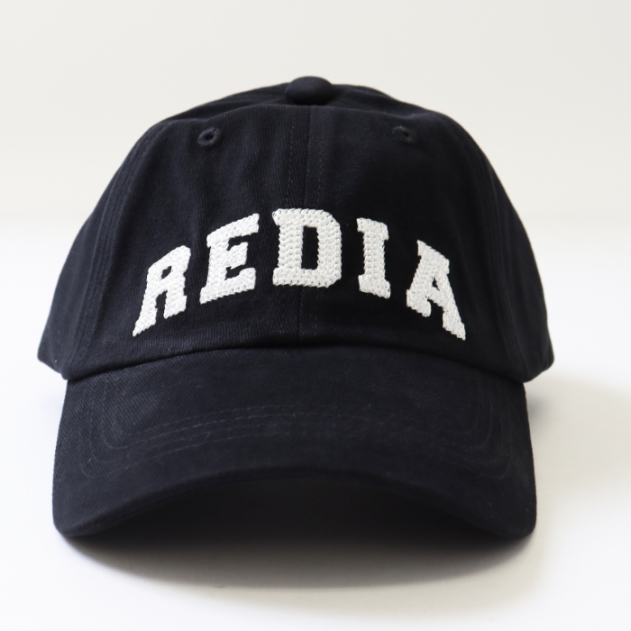 REDIA ウォッシュコットンキャップ/ブラック