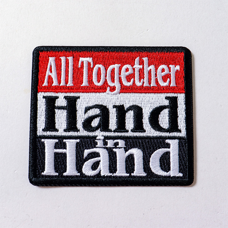 ワッペン (Hand in Hand)