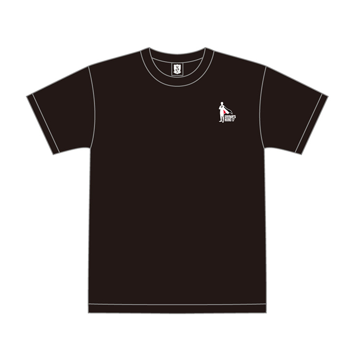 URAWA's HIIRO - Triple Colors Achievement - Tシャツ/黒〈10月上旬〜中旬にかけて順次発送〉