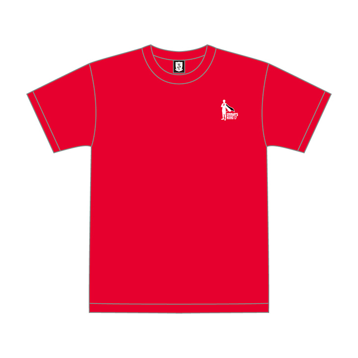 URAWA's HIIRO - Triple Colors Achievement -  Tシャツ/赤〈10月上旬〜中旬にかけて順次発送〉