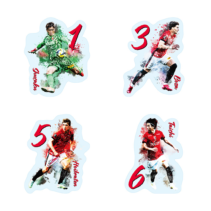 2025URAWA REDS プレーヤーズペインティングアート アクリル