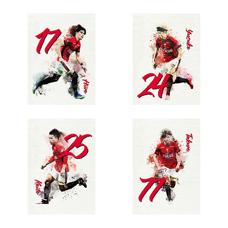 2025URAWA REDS プレーヤーズペインティングアート キャンバス