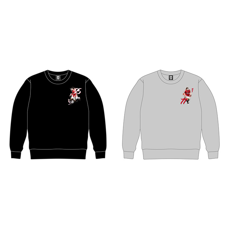 2025URAWA REDS プレーヤーズペインティングアート スウェットシャツ (Player)〈11月上旬より順次発送〉