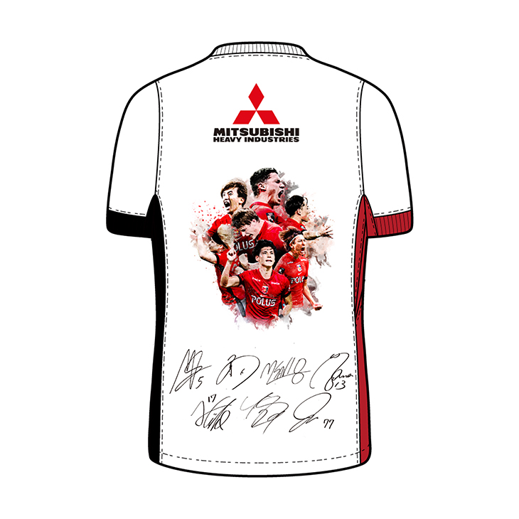 2025URAWA REDS プレーヤーズペインティングアート 2ndレプリカユニフォーム(GOALデザイン) 7選手直筆サイン入り〈11月上旬より順次発送〉