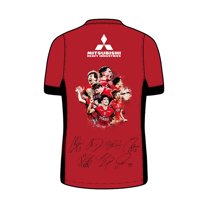 2025URAWA REDS プレーヤーズペインティングアート 1stレプリカユニフォーム(GOALデザイン) 7選手直筆サイン入り〈11月上旬より順次発送〉