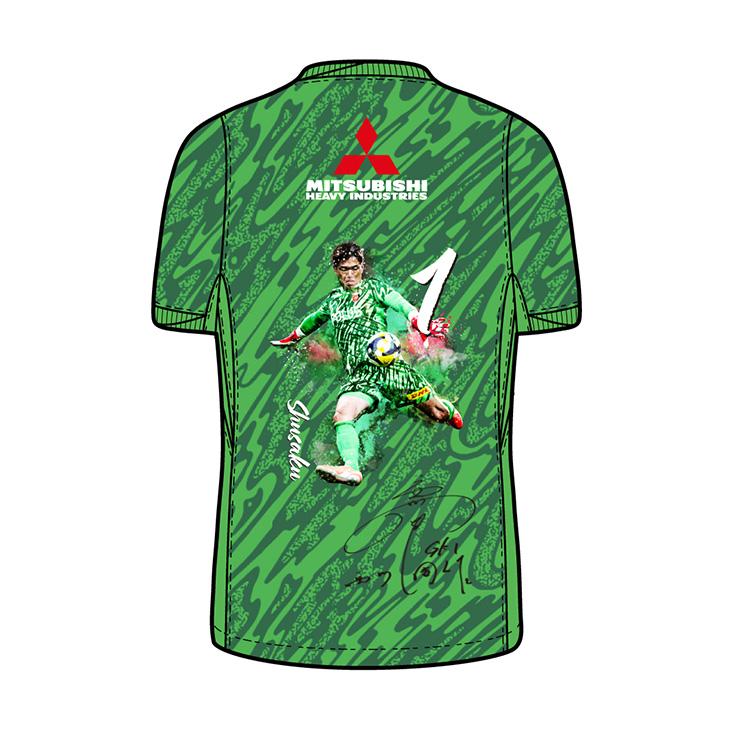 2025URAWA REDS プレーヤーズペインティングアート GKレプリカユニフォーム(直筆サイン入り)〈11月上旬より順次発送〉
