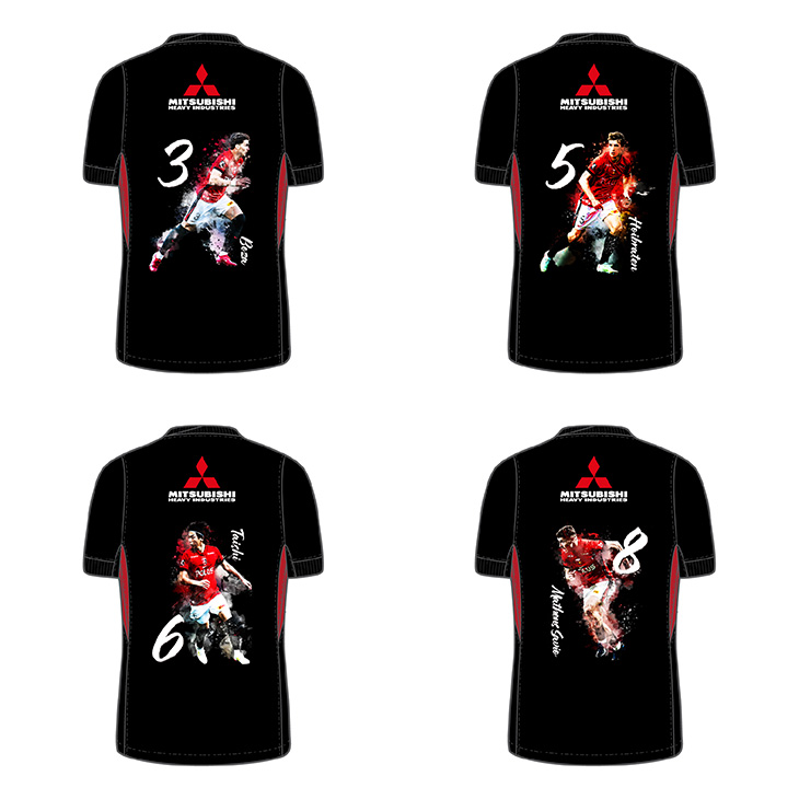 24時間以内発送 新品未開封品 ヘンレコユニフォーム 裏方ブラック M 2025URAWA REDS プレーヤーズペインティングアート 3rdレプリカ