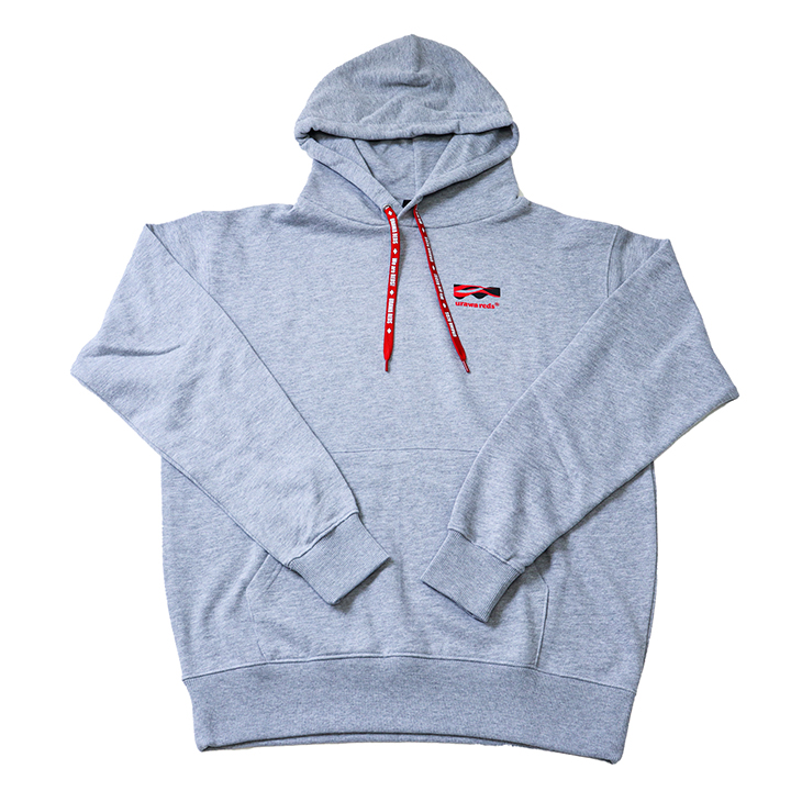 プルオーバーパーカー(Frost Wave/赤紐)/グレー | 浦和レッズ