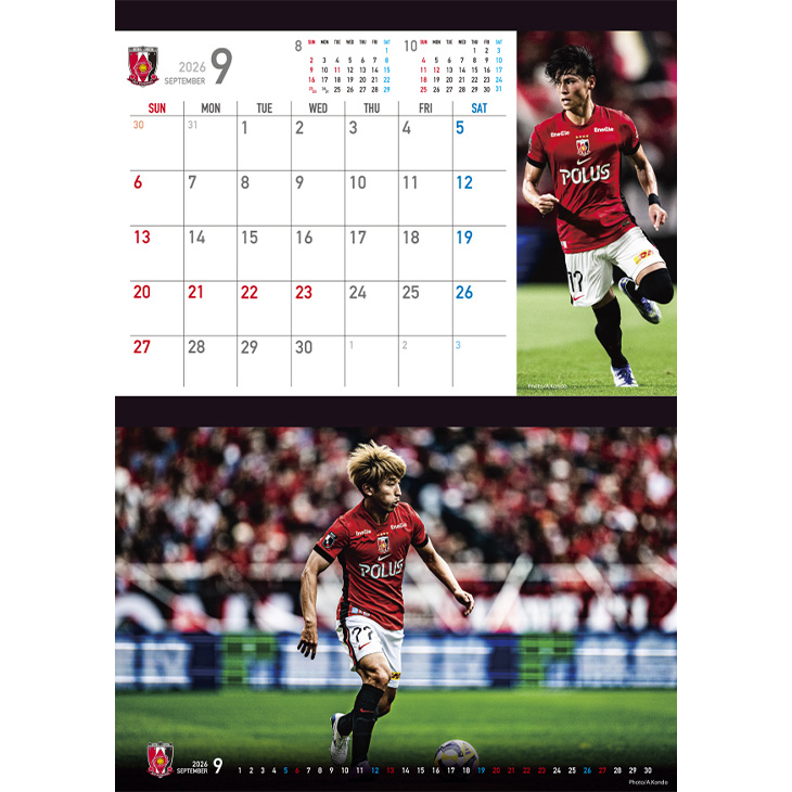2026デスクカレンダー | 浦和レッズオンラインショップ