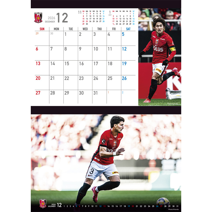 2026デスクカレンダー | 浦和レッズオンラインショップ