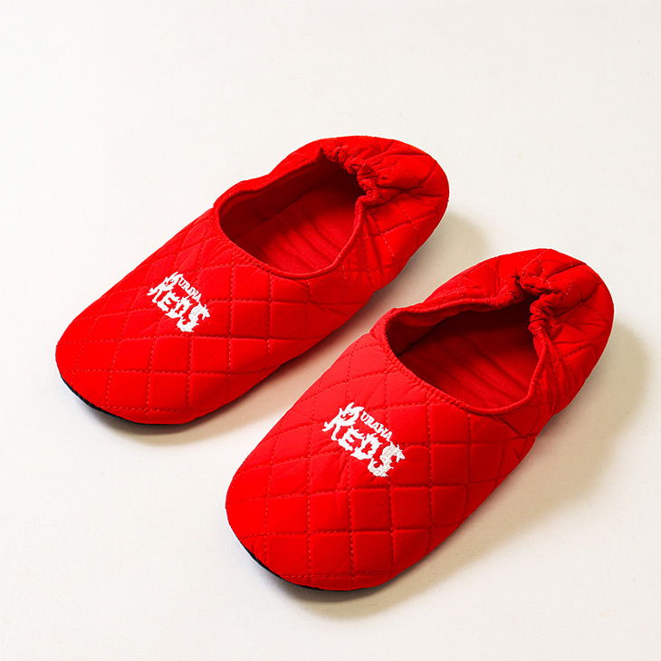 KILT ROOMSHOES(ロゴ刺繍加工)/赤