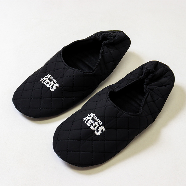 KILT ROOMSHOES(ロゴ刺繍加工)/黒