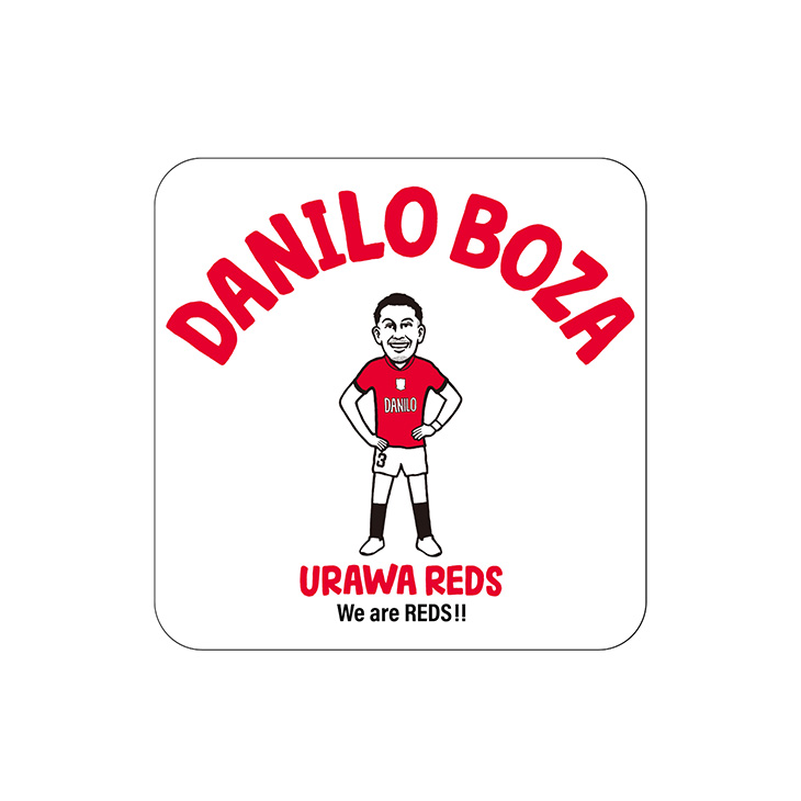 【匿名配送／2001年】urawa reds 女子サッカー赤色ステッカー プレーヤーズイラスト ステッカー5枚セット | 浦和レッズオンライン