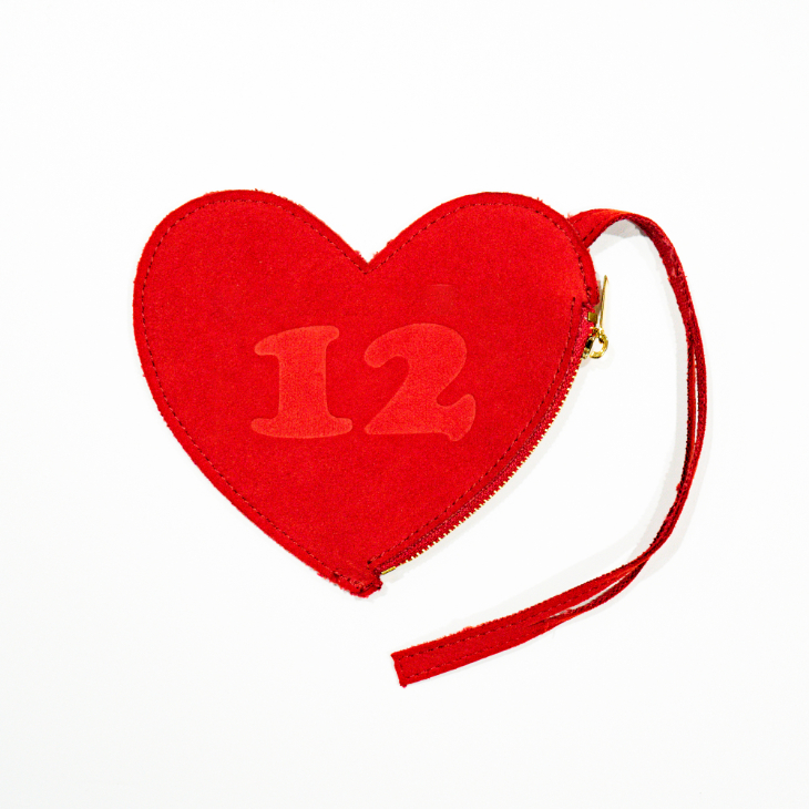 チャームポーチ(ハート12)/赤〈2026年1月中旬より順次発送〉