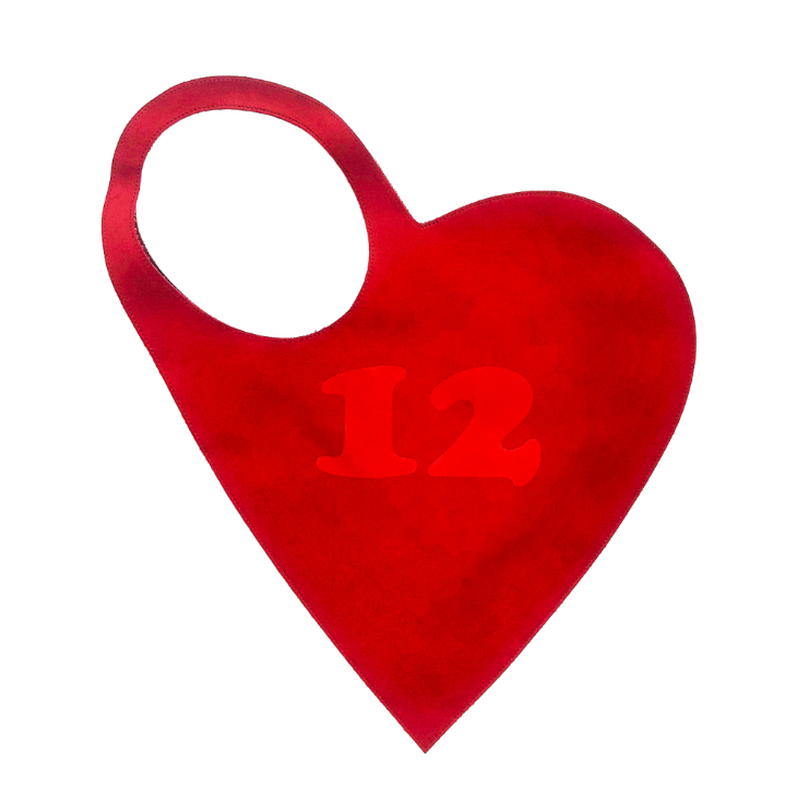 2way ショルダーバッグ(ハート12)/赤〈2026年1月中旬より順次発送〉