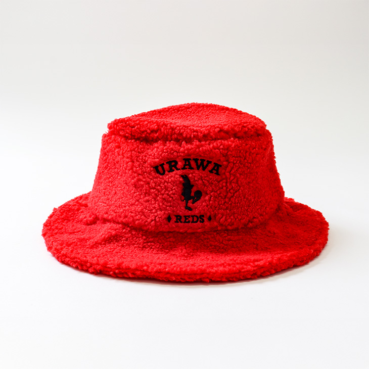ボアバケットハット/赤