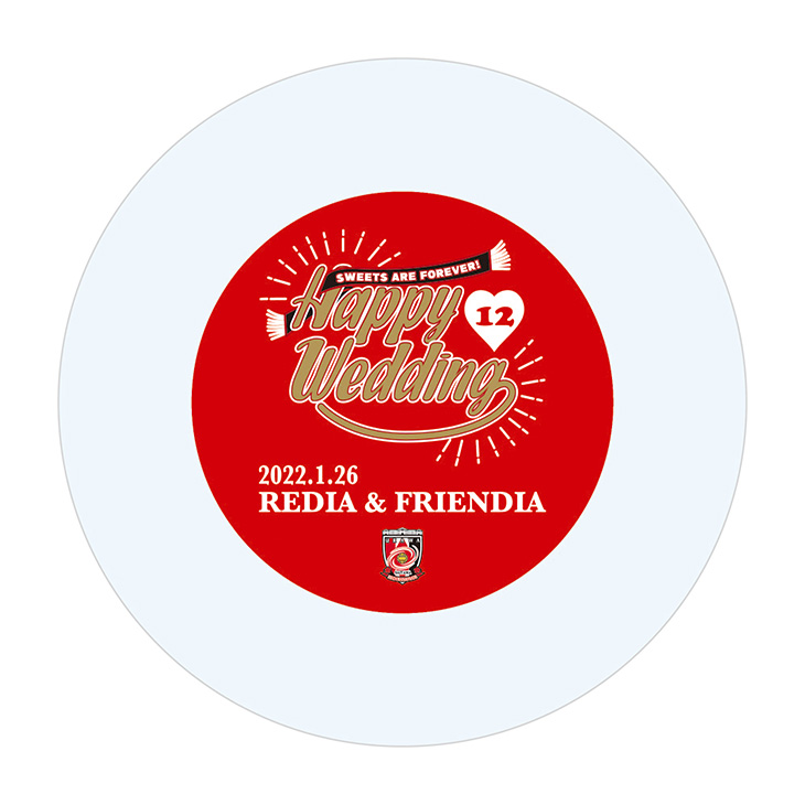 〔RC〕2026アニバーサリー プレート（スタンド付） (HAPPY WEDDING）〈ご購入より約2週間前後でお届け〉