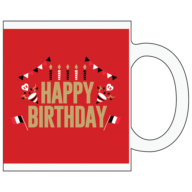 〔RC〕2026アニバーサリーマグカップ （HAPPY BIRTHDAY）〈ご購入より約2週間前後でお届け〉