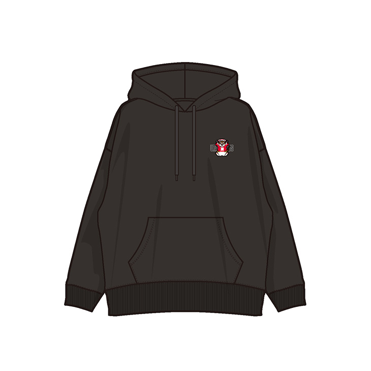 REDS CATS プルオーバーパーカー（マンチカン）/ブラック