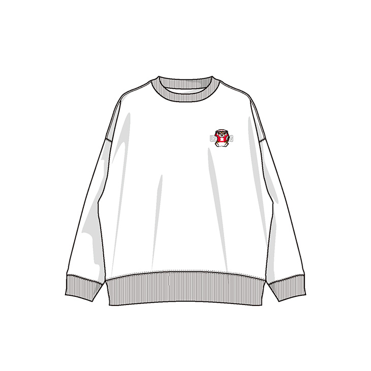 REDS CATS ライトトレーナー（マンチカン）/ホワイト