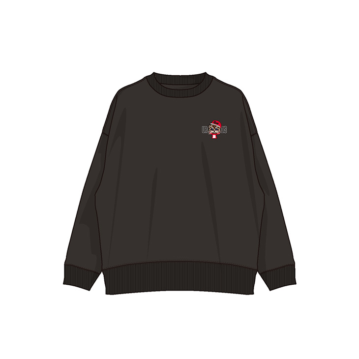 REDS CATS ライトトレーナー（スコティッシュフォールド）/ブラック