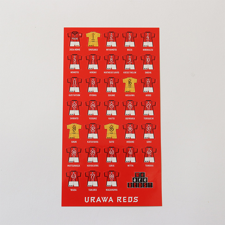 URAWA REDS シール/ ユニフォーム