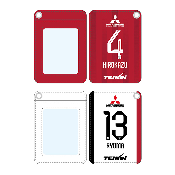 〔RC〕カスタマイズN&N PVCパスケース(明治安田J1百年構想リーグver.)〈ご購入より約2週間前後でお届け〉