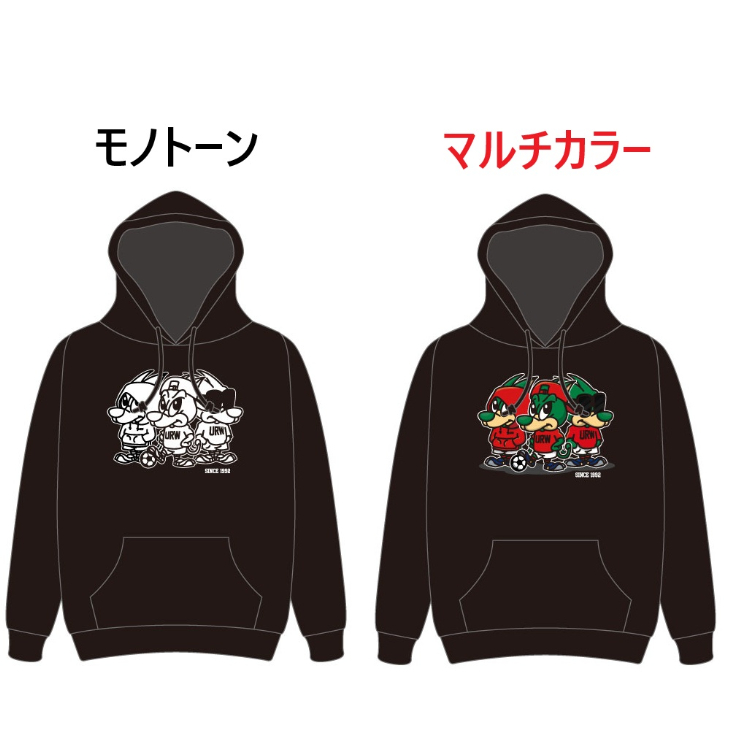 アメコミレディア リラックスフィットPOパーカー/黒〈6月上旬から順次お届け〉