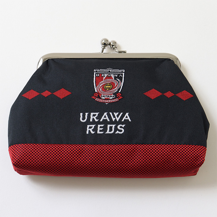 西陣織がま口ポーチ/ブラック