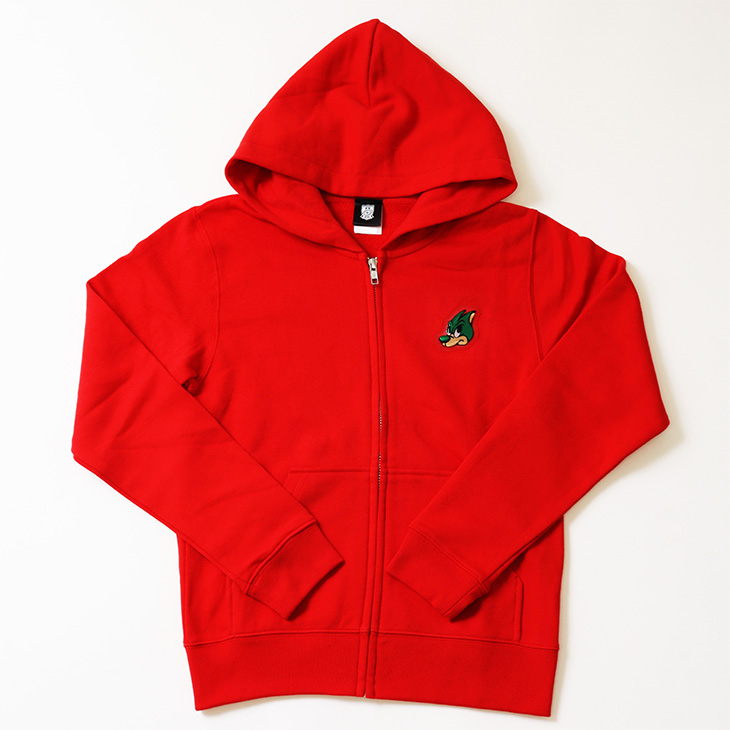 ぷにぷにパーカー(KIDS) レディア/赤