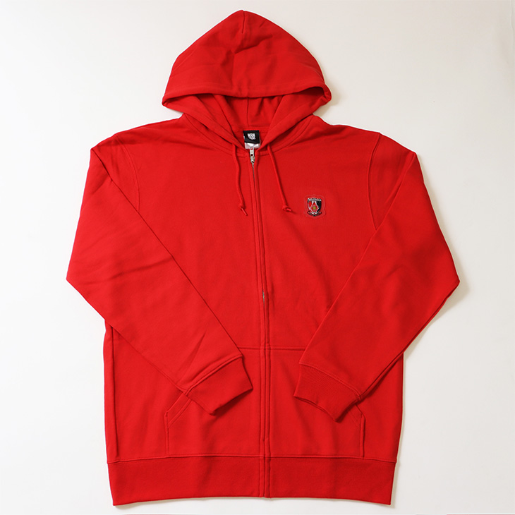 ぷにぷにパーカー エンブレム/赤