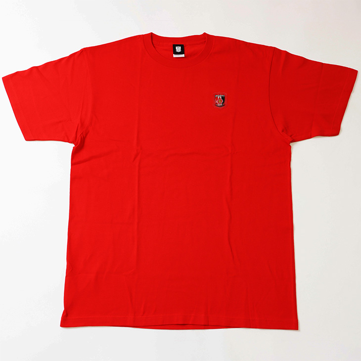 ぷにぷにTシャツ エンブレム/赤