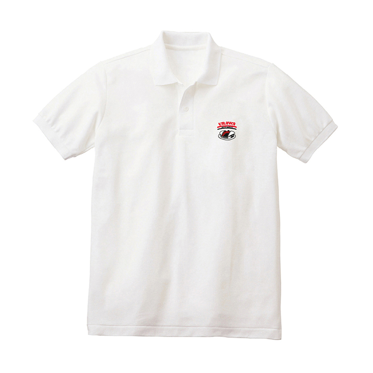 【ウラワ・ステッチ】ポロシャツ/ホワイト〈6月下旬から順次お届け〉