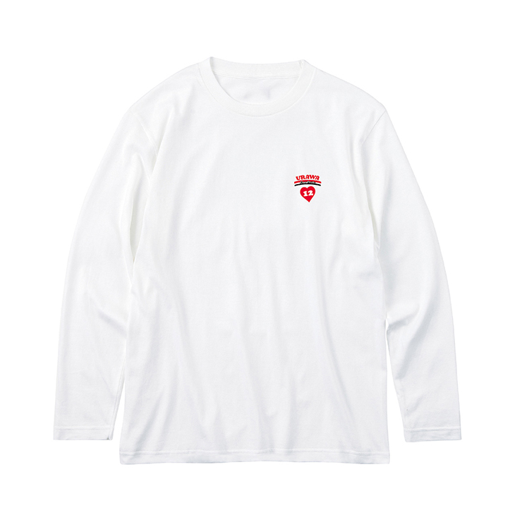 【ウラワ・ステッチ】ロングスリーブTシャツ/ホワイト〈6月下旬から順次お届け〉