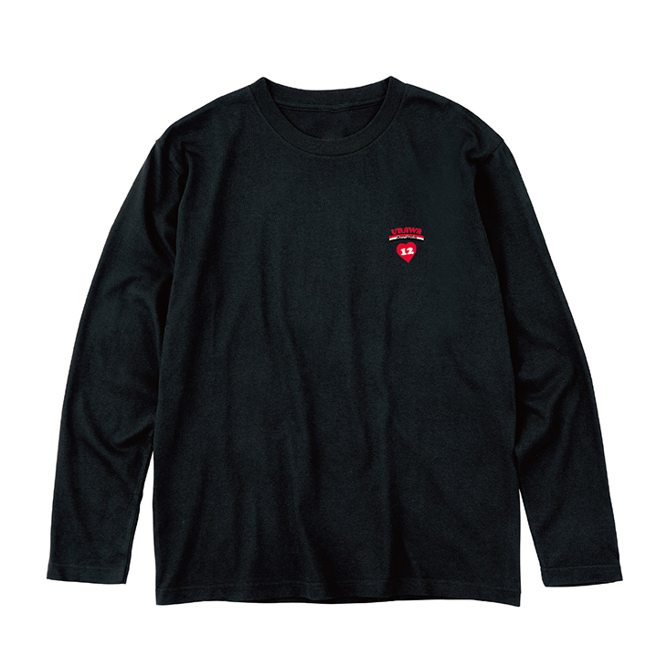 【ウラワ・ステッチ】ロングスリーブTシャツ/ブラック〈6月下旬から順次お届け〉