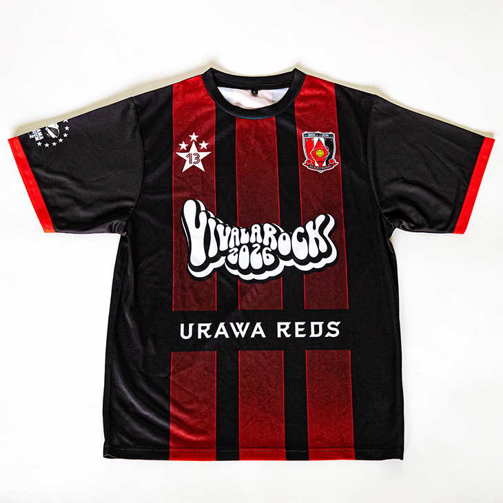 サッカーシャツ レッド ブラック 赤黒 REDS ROCK! 2026 サッカーシャツ | 浦和レッズオンラインショップ