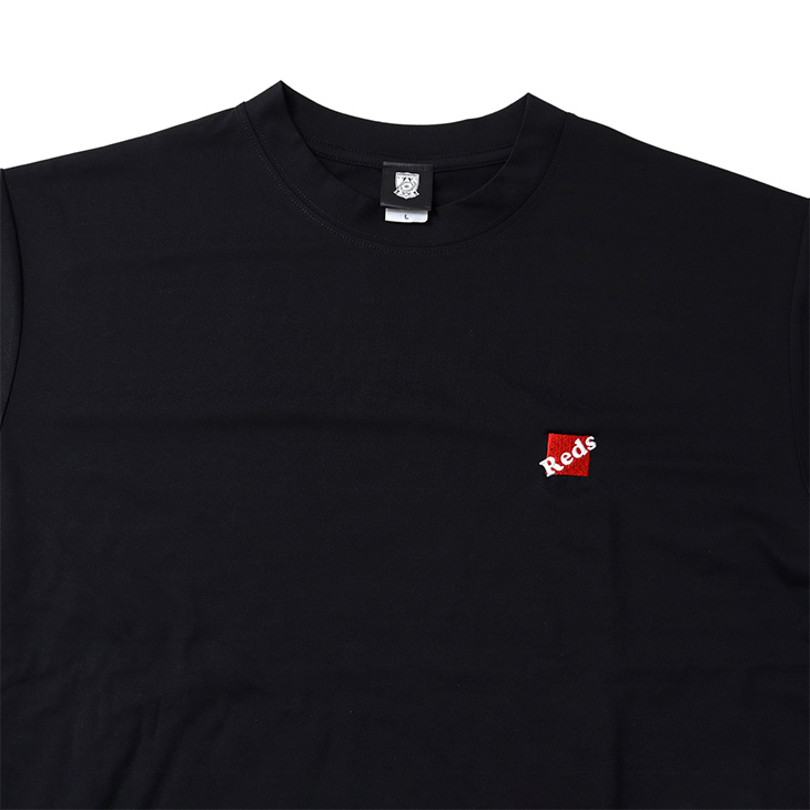 ワンポイントREDS刺繍 リサイクルPe Tシャツ/黒 | 浦和レッズ