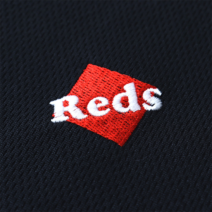 ワンポイントREDS刺繍 ポロシャツ/黒 | 浦和レッズオンラインショップ