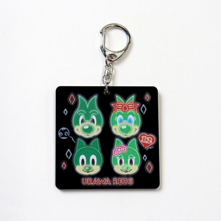 ネオンデザインアクリルキーホルダー（レディアファミリー）