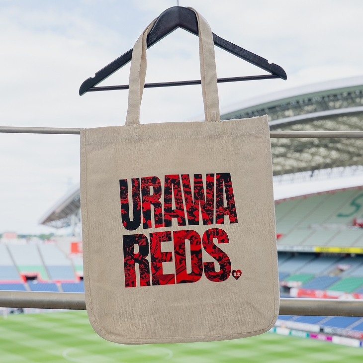 REDS GRAPHIC COLLECTION スクエアトートバッグ/URAWA REDS/ナチュラル〈8月上旬から順次お届け〉