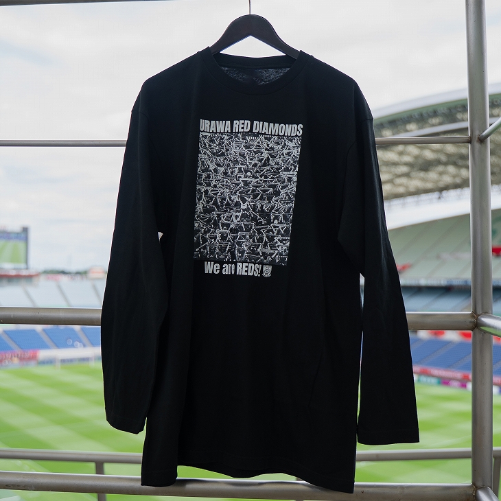 REDS GRAPHIC COLLECTION ロングスリーブTシャツ/SUPPORTERS/黒〈8月上旬から順次お届け〉