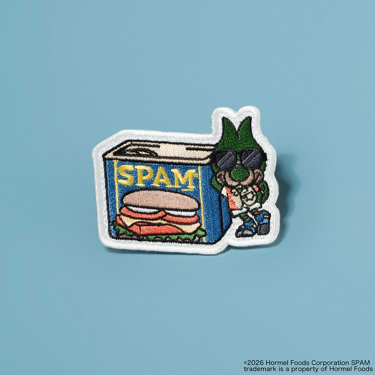 26-27SUMMER CAMP SPAMコラボ　刺繍ワッペンシール