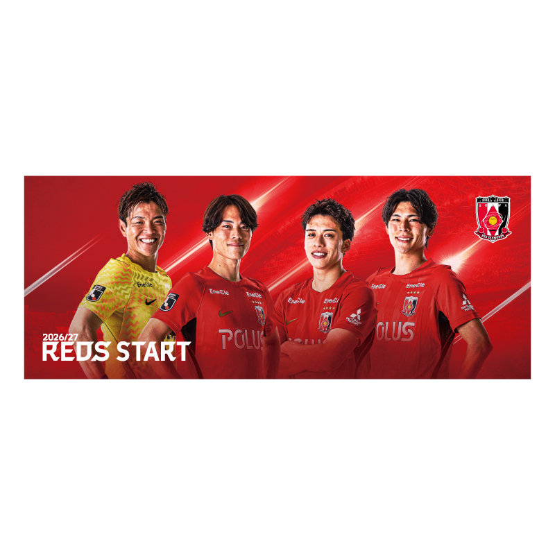 26-27 REDS START フェイスタオル (KV)〈10月上旬頃から順次発送〉