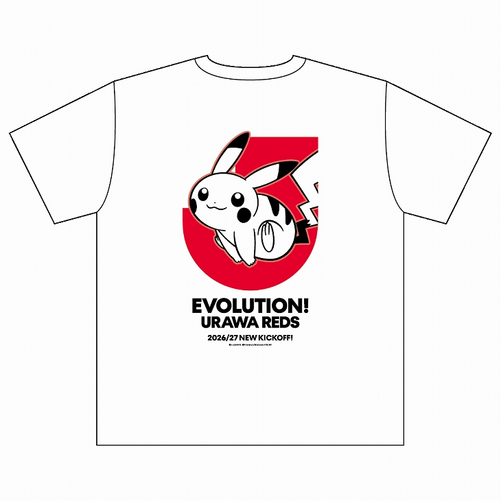 浦和レッズ　ピカチュウ Ｔシャツ WHITE