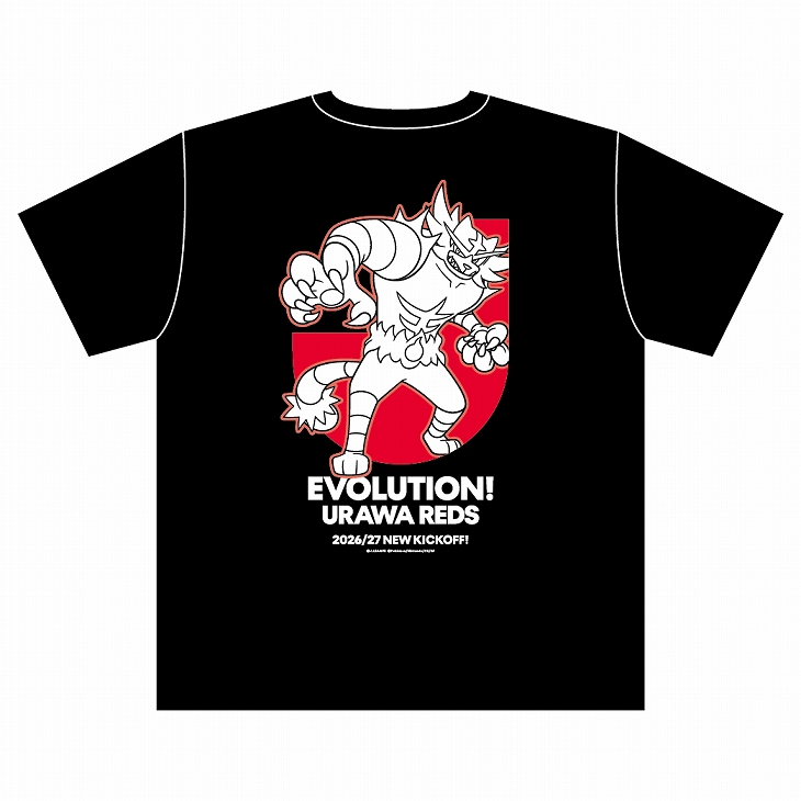 浦和レッズ　ガオガエンＴシャツ BLACK〈XLサイズ〉